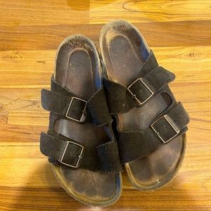 Birkenstock Arizona leather brown